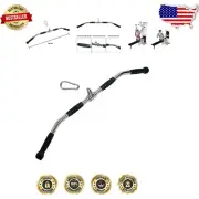 Professional LAT Pulldown & Tricep Bar - 800 lbs Capacity with Swiveling Design