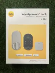Yale Approach Lock with Wi-Fi and Keypad Touch Silver Combo ASL-08 AK-R4 AC-R2