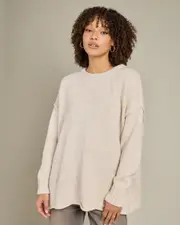[My Girl] My Girl Women's Noel Knit Sweater in Seashell Size XS/S XS/S Seashell