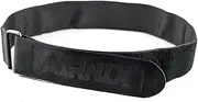 2-Pack 48" x 2" (42" Useable) Nylon Webbing Hook and Loop Cinch Straps with Metal Buckle, Reusable Fastening, Securing, Cable Straps