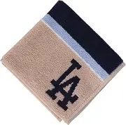 [MLB] Major League Baseball 20806002 Unisex Handkerchief Towel, Hand Towel, Unisex, Dodgers 20806002B, Beige, [B] Approx. Width 9.8 x Height 9.8 inches (25 cm) x Height 9.8 inches (25 cm), Beige [B], 約