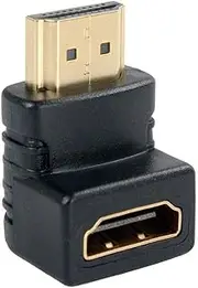 x1 Right Angle HDMI A Female to HDMI Male 90 Degree Cable Adapter Connector for TV