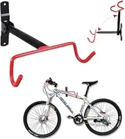 Bike Wall Mount Bike Hanger Foldable Bicycle Storage Horizontal Bike Rack Bike Hook for Garage Indoor Shed with Screws