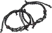 [Operitacx] Hand-woven Woven Mesh Bracelet Elastic Cord Elastic Rope Adjustable Crystal Holder Bracelet Cage Jewelry Storage