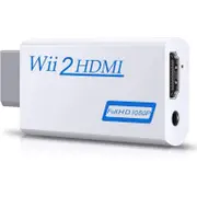 Photography Videography Wii To Hdmi Converter Adapter 1080P 720P Connector Output 3.5Mm Audio Monitor/Av Cables & Adapters