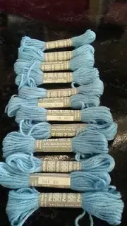 Light Blue plastic canvas yarn