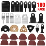 100X Oscillating Multi Tool Saw Blades Set For Fein Bosch Makita Multitool Kit❆⇝