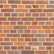 Pack of 5 Dolls House Miniature Multi-Colour Brick Pattern Cladding