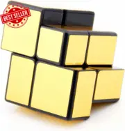 Qiyi 2X2 Mirror Golden Magic Cube Mirror 2X2X2 Mirror Cube 2X2 Gold