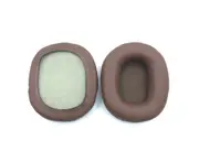 Leather foam Ear Pads pillow Cushion Cover for ATH SX1a PRO5 M10 M20 M30 M50X M50s ATH-M40X Arctis 3 5 7 Headphone - Brown