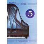 【599免運費】 【RUSA32】ALLEGRO INTENSIVE COURSE FOR PIANO. VOL. 5