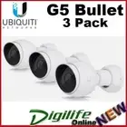 Ubiquiti UniFi UVC G5 BULLET 2K HD PoE Video IP Surveillance Camera 3 Pack