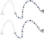 [SHERCHPRY] Elegant Rhinestone Bra Straps Non-slip Rose Bra Strap Holders for Women's Underwear Fashi