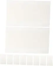 TOVINANNA 10pcs Hair Extension Tapes: Double Sided Replacement Tabs Adhesive Invisible Tapes for Hair Extensions Wigs Toupee Hairpiece White