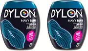 Dylon New 350g Navy Blue Machine Dye Pod 2 Pack