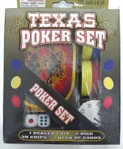 Texas Poker Set Value Pack New Complete Unopened Package