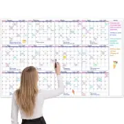 Large Dry Erase Calendar for Wall â€“ Undated Yearly Wall Calendar Dry Erase 37