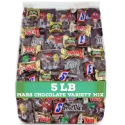 SNICKERS, M&MS, TWIX, 3 MUSKETEERS & MILKY WAY, Mars Chocolate Variety Mix - 5 P