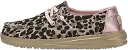 [Hey Dude] Girl's Wendy Youth Shoes, Leo Nut, 1 Big Kid