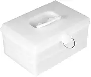 Hohopeti Easy to Clean Mahjong Box Mahjong Storage Holder Large Capacity Case Multi-Purpose Storage Box