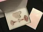 Jade Roller +Gua Sha Set Ancient Anti-Aging Roller & Scraping Tool Rose Quartz