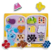 Melissa and Doug Blues Clues 10 Pc Wooden Puzzle Toy Christmas Gift NEW