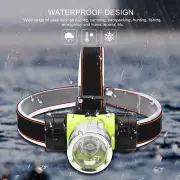 LED High Power Bright Waterproof Headlamp Underwater Diving Headlight Torch LJ