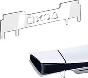 lasuroa Horizontal Acrylic Stand for Ps5 Slim Console, The Basic Clear Stand Bracket Accessories are Compatible with The Playstation 5 Slim Digital & Ultra -Hd Version Machine