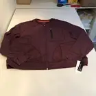 Infinity GNR8 Kinetic Knit Men's 6-Pocket Zip Front Scrub Jacket Purple 2XL