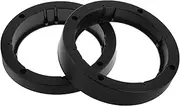 LIGHTAOTAO 2 Pcs Car Speaker Adapter Kit Thick Plastic Spacer Ring for Stereo Speakers Easy Installation Mounting Bracket for Vehicle Audio Systems