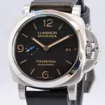 PANERAI 沛納海 LUMINOR MARINA PAM1312 絕版背透 三日鍊 藍色小秒針 三明治面盤 4