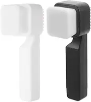 Ipetboom Face Massage Brush Double Sided Silicone Facial Scrubber Deep Cleaning Exfoliating for Face Cleansing