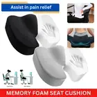 Orthopaedic Memory Foam Seat Cushion Support Back Pain Chair Pillow Car Coccyx