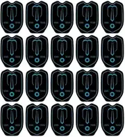 20PCS EMS Replacement Pads, Reusable and Self-Adhesive Electrodes Gel Pads Compatible with M-802 TENS Machine Muscle Stimulator Only