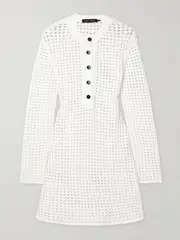 [Proenza Schouler] Proenza Schouler - Micah Crocheted Mini Dress - Off-white - small small Off-white