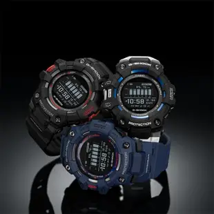 【CASIO 卡西歐】G-SHOCK G-SQUAD 智能藍牙多功能運動電子錶(GBD-100-1)