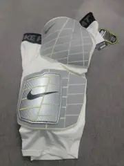MENS NIKE PRO COMBAT HARD PLATE COMPRESSION SHORTS WHT BLK 631087-100 SIZE L