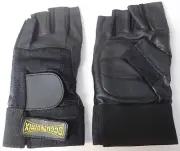Occunomix 416-014 Black Pro-Handlers Fingerless Gloves L