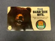 New Kodiak, The Bear Size Bite Collectible Metal Sign. 17 1/2 in. x 10 in.