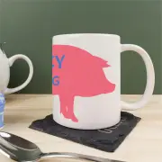 Personalised Blue TEAPIG Mug
