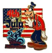 Disney WDW 4th of July MGM Studios Goofy Pin
