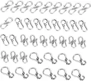 VILLFUL Lightweight Jewelry Making Charms 50pcs Retro Alloy Clasp for Bracelet Necklace DIY Random Style