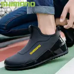 SHIMANO 2022禧瑪諾防水釣魚鞋冬季男士戶外防滑登山鞋沙溪釣魚雨鞋花園工作鞋