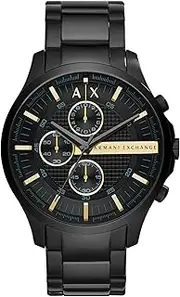 A|X Armani Exchange Chronograph Watch for Men; Men's Watch with Leather, Stainless Steel or Silicone Band