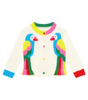 [Stella McCartney Kids] Stella McCartney Kids Baby intarsia cotton cardigan M 6 multicoloured