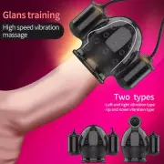 Penis Massager Male Masturbator Glans Vibrator Delay Lasting Trainer Sex Toys