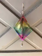 Rainbow Diamond Wind Spinner