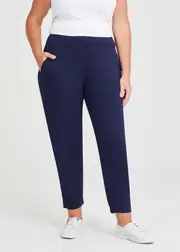 [Taking Shape] Taking Shape Bamboo Lounge Pant Size 28 in Dark Indigo - Plus Size Women's Bottoms Dark Indigo