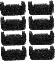 HANABASS 8Pcs Cat Water Fountain Filters Replacement Carbon Filters for Pet Water Dispensers Easy to Install Durable Sponge Material Compatible with Indoor Cat Fountains