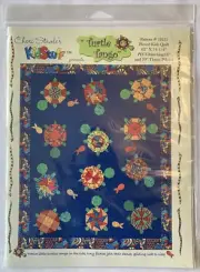 Turtle Tango Kids Quilt & Pillow Pattern Cheri Strole Turtles Fish Ocean